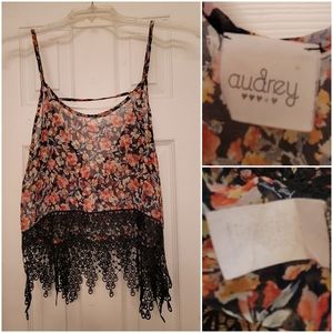 Bundle Only Audrey tank top red floral